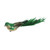 Green & Gold Sequin & Glitter Bird with Clip (29cm) 