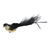 Black & Gold Sequin & Glitter Bird with Clip (29cm)  Black & Gold Sequin & Glitter Bird with Clip (29cm)