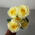 Camelot Pale Yellow Rose Bunch (7 Heads) 