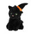 Keeleco Black Cat with Witch Hat (15cm) 