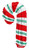 Candy Cane Balloon (36 inch) 