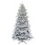 Flocked Christmas Tree with Metal Stand (7ft)