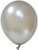 Silver Metallic Latex Balloon 10inch (Pack of 100)