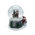 Santa and Snowman Globe with Wind Up Music (100mm)