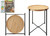 Ocio Tavera Bamboo Side Table (30 x 35cm)