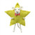 Felt Mouse in Star Costume Hanging Decoration (14cm)