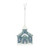 Blue Church Hanging Decoration (10cm)
