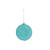 Turquoise Disc Hanging Decoration (10cm)