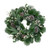 Mixed Pine Wreath with White Berries (60cm)