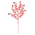 Red and White Striped Sprig Pick (58cm)