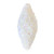 White Glitter Droplet Hanging Decoration (18cm)