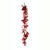 Holly Leaves Garland- Red & Gold (182cm)