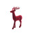 Flocked Reindeer - Burgundy (45cm) Flocked Reindeer - Burgundy (45cm)