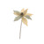 Single Poinsettia Head - Champagne  (48cm)