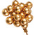 Gold Berry Bunches on Wire (Pack of 5 Bunches)