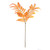 Orange Botanica Fern Branch (111cm)