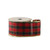 Red & Black Tartan Check Wired Edge Ribbon (63mm) Red & Black Tartan Check Wired Edge Ribbon (63mm)