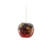 Burgundy Beaded Apple Hanging Decoration 