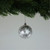 Crackle Silver Baubles (8cm)