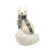 Arctic Fox with Christmas Scarf (56cm)