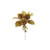Gold Glitter Foliage Pick (18cm) Gold Glitter Foliage Pick (18cm)