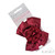 Burgundy Headband with Bow & Flower 