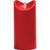 Red Flickering LED Resin Pillar Candle (15cm)
