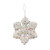 White Candy Snowflake Hanging Decoration (15cm)