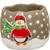 Christmas Characters Concrete Pot Trio (Assorted Designs)