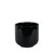 Hortus Havana Glossy Black Ceramic Pot (16cm)