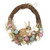 Easter Half Wreath With Sitting Rabbit (35cm)