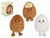 Chocolate Egg Plush 3 Asstd (14cm)