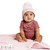 Pink Princess Cable Knit Hat (NB-12 Months)