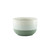 Hortus Green & White Stoneware Pot (14cm H x 21cm Dia)