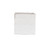 Hortus White Bordeaux Stoneware Cube (16cm H x 16.5cm W)
