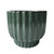 Hortus Olive Green Barcelos Pot (11cm H x 12cm Dia)