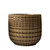 Hortus Brown Braga Pot (15cm H x 17cm Dia)