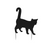 Cat Silhouette Decorative Garden Stake