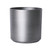 Brushed Steel Metallic Look Cylinder Planter (43.5cm)