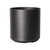 Dark Grey Metallic Look Cylinder Planter (21.5cm)