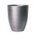 Brushed Steel Metallic Look Plastic Planter (52.5cm)