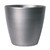 Brushed Steel Metallic Look Planter (19.5cm)