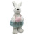 Standing White Rabbit with Pink Egg