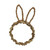 Woven Twig Rabbit Silhouette Wreath (37cm H)