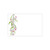 Pack of 25 Small Pink Trailing Flower Card