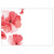 Pack of 6 Large Watercolour Pink Flower Petals Card