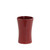 Red Vertically Grooved Red Ceramic Pot (13cm)