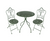 Leaf Design Light Green Bistro Set