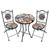 Floral Design Multicoloured Bistro Set