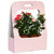 Pink Polka Dot Plant Carrier (Large)